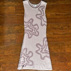 Boho Retro Style Sweater Dress